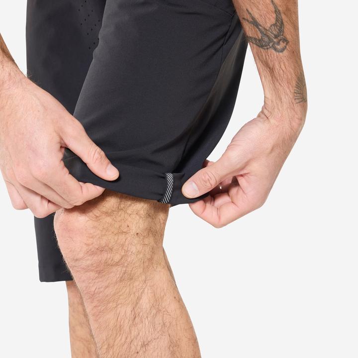 Produktbild Rockrider Velohose kurz atmungsaktiv Unisex schwarz (XS)