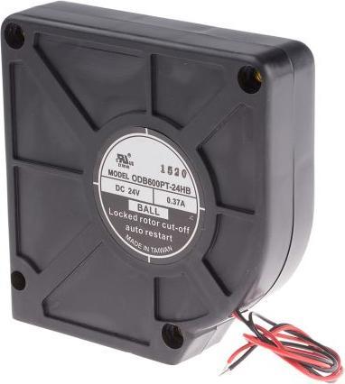 Actual product image Rs Pro DC radial blower, 120x32mm 60cu.m/h 24V