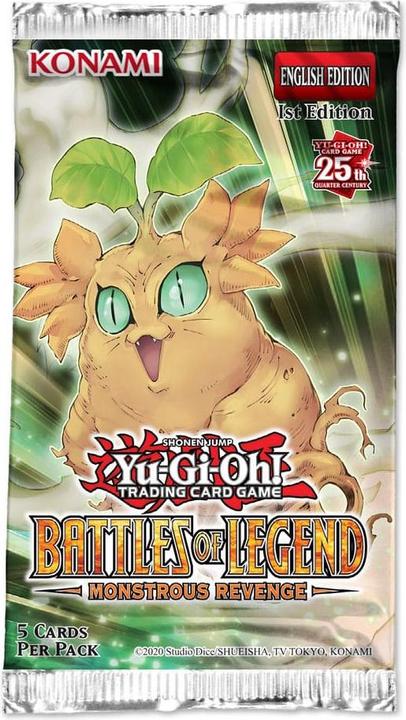Produktbild Yu-Gi-Oh Battles of Legend Monstrous Revenge Booster - 1. Auflage -! - EN (Englisch, Booster Pack)
