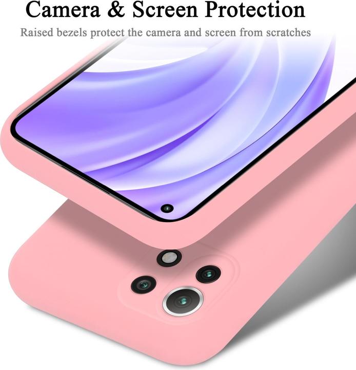 Produktbild Cadorabo TPU Liquid Silicone Case Hülle für Xiaomi Mi 11 LITE (4G / 5G) / 11 LITE NE (Xiaomi Mi 11 Lite, Xiaomi Mi 11 Lite 5G)