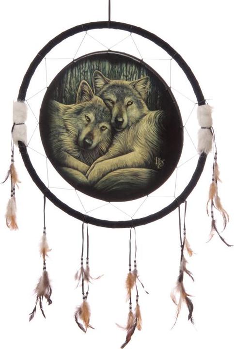Produktbild Puckator Lisa Parker Treue Gefährten Wolf Traumfänger 60cm