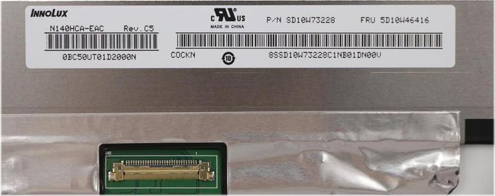Actual product image Lenovo FRU LCD SD10W73229 (Odin INX