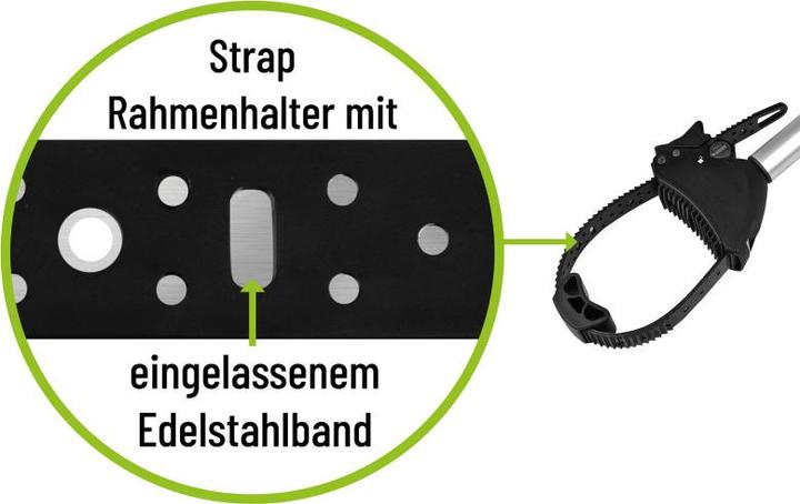 Produktbild Eufab Verstellbarer Strap-Rahmenhalter 27cm
