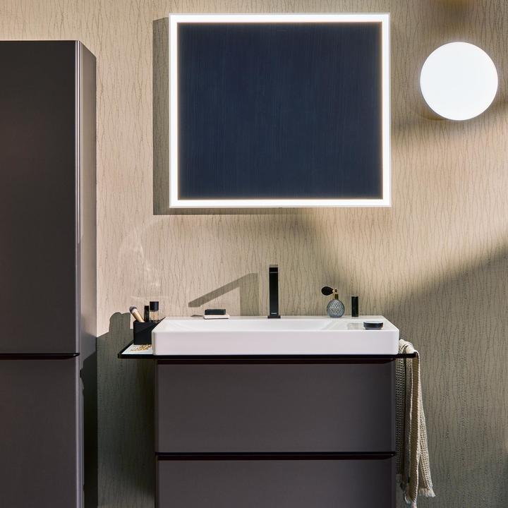 Produktbild hansgrohe Tecturis E 2-gats wastafelkraan 150 CoolStart met waste mat zwart