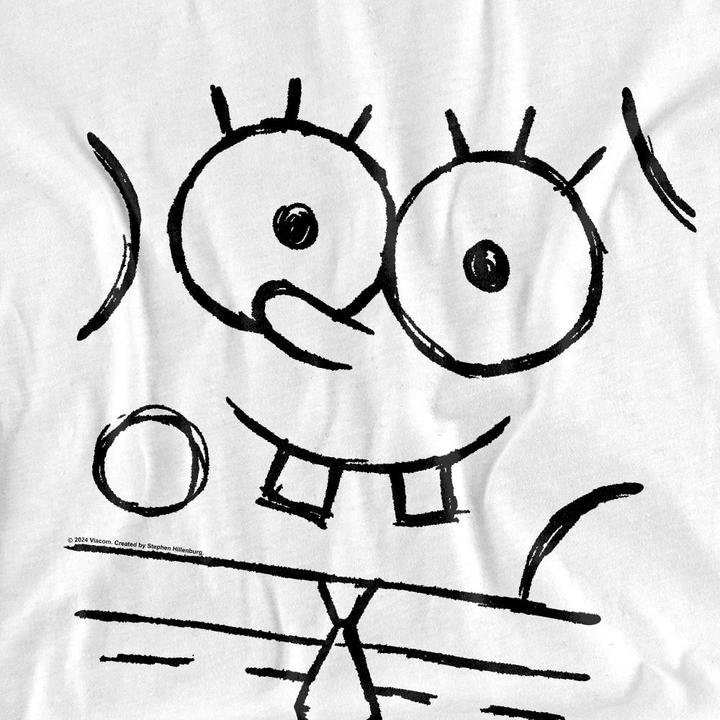 Immagine prodotto Spongebob Squarepants Maglietta Schizzo del Sorriso Adulto Unisex (L)