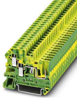 Produktbild Phoenix Contact Schutzleiter-Reihenklemme UT 4-TWIN/ 1P-PE Grn-Gelb 50 St. (3060283)
