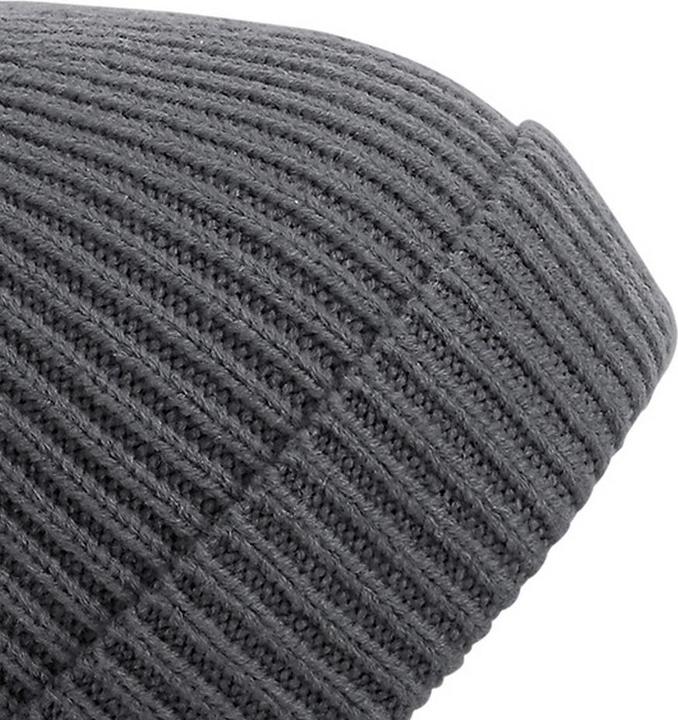 Produktbild Beechfield Engineered Ripp StrickBommelmütze (One Size)