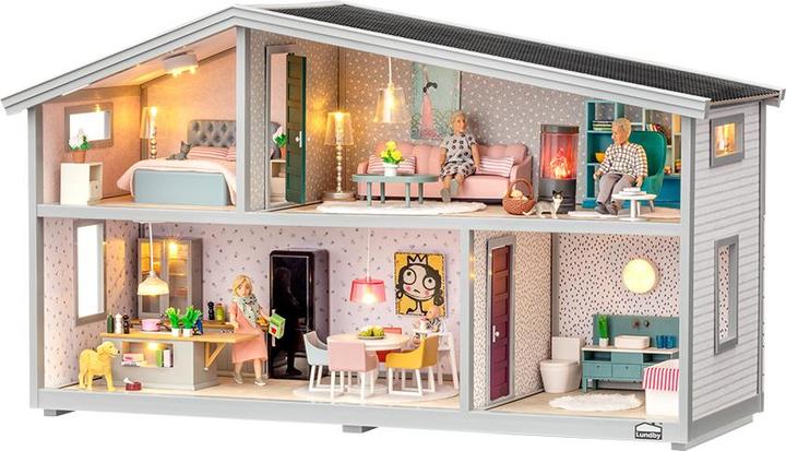 Produktbild Lundby Grosses Puppenhaus inkl. Puppen und Zubehör
