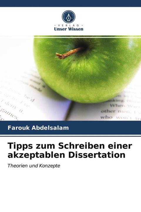 Produktbild Tipps zum Schreiben einer akzeptablen Dissertation (Farouk Abdelsalam, 2021)