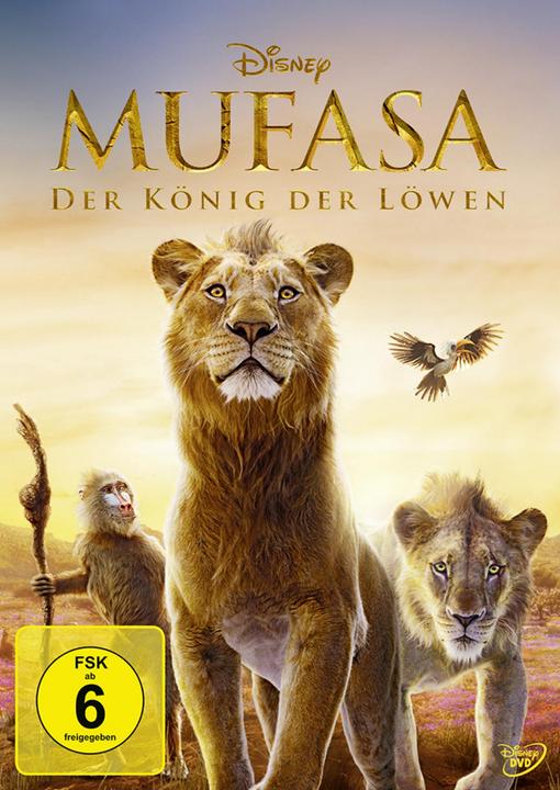 Disney Interactive Studios Mufasa: Der König der Löwen (DVD, 20250404, Allemand, Français, Néerlandais, Anglais)