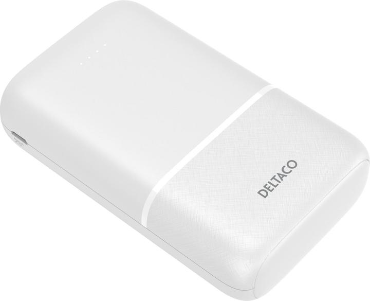 Actual product image Deltaco Powerbank 10,000 mAh, 2x USB-A, 1x USB-C (10 mAh)