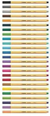 Produktbild STABILO point 88 Fineliner (Mehrfarbig, 20 x)