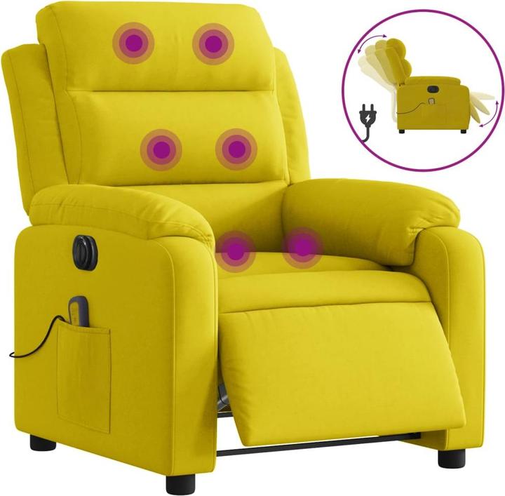 Produktbild VidaXL Massagesessel Elektrisch Samt