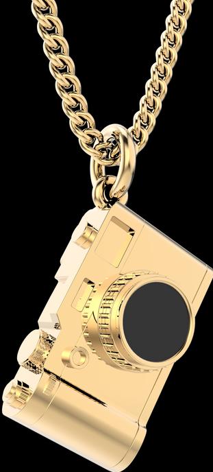 Produktbild MTM Camera Necklace (Messing, 18k Gold, 43 cm)