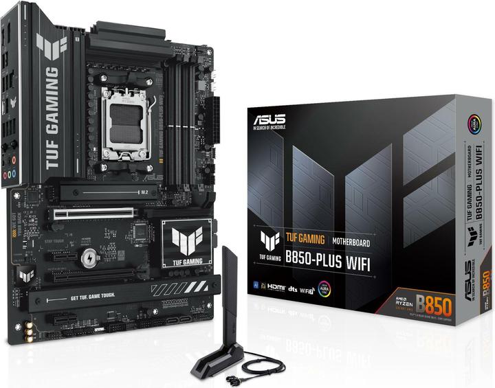 Image du produit ASUS TUF Gaming B850-Plus Wifi (AM5, AMD B850, ATX)