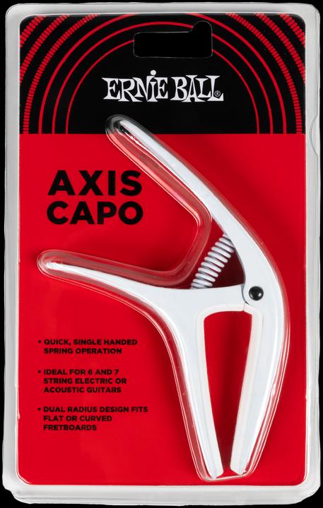 Image du produit Ernie Ball Capodastre Axis Capo Blanc (Capo)