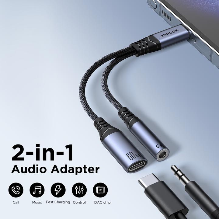 Image du produit Joyroom SY-C02 (USB Type C, USB Type C, Prise de 3,5 mm)