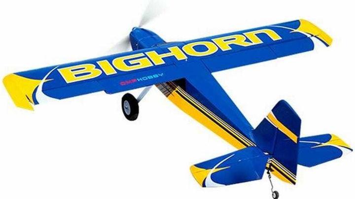 Produktbild OMP Hobby Motorflugzeug Bighorn Pro (Flap) 1250 mm Blau, PNP (Motorflugzeug)