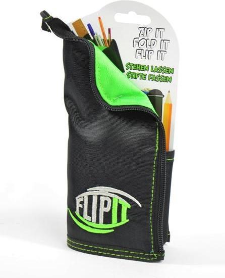 Image du produit Kögler Flip It, trousse à crayons pliable, vert, 20x11x5 cm
