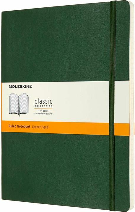 Moleskine XL (25 x 19 cm, Plain, Soft cover)