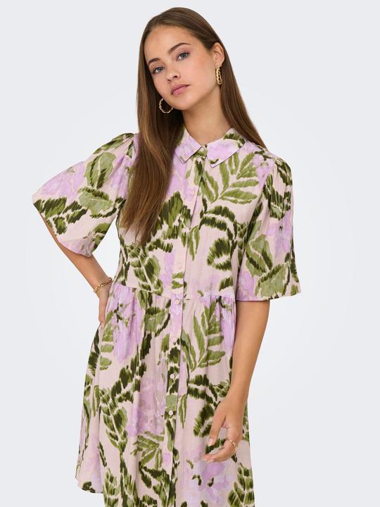Actual product image JdY Normal geschnitten U-Ausschnitt Voluminöser Armschnitt Kurzes Kleid Kleid (XL)