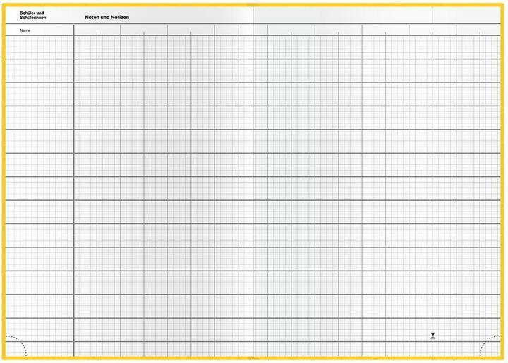 Image du produit Clevs Cahier de cours (A4, Allemand)