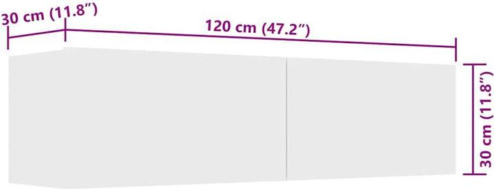 Actual product image VidaXL Jericho (120 x 30 x 30 cm)