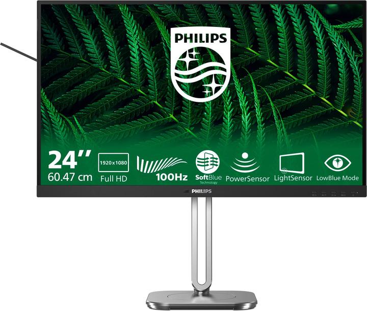 Actual product image Philips 60,5cm (23,8") 24B2G5200 16:09 HDMI+DP+USB darkgrey (1920 x 1080 pixels, 23.80")