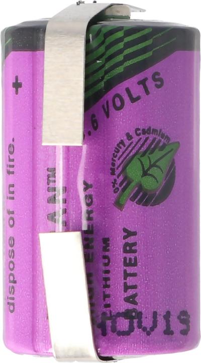 Produktbild Sonnenschein Batterie Inorganic SL-350/T mit Lötfahne U-Form (1 Stk., CR 1/2AA, 1000 mAh)