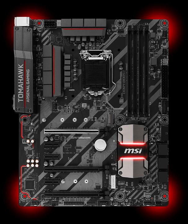 Image du produit MSI Z270 Tomahawk (LGA 1151, Intel Z270, ATX)