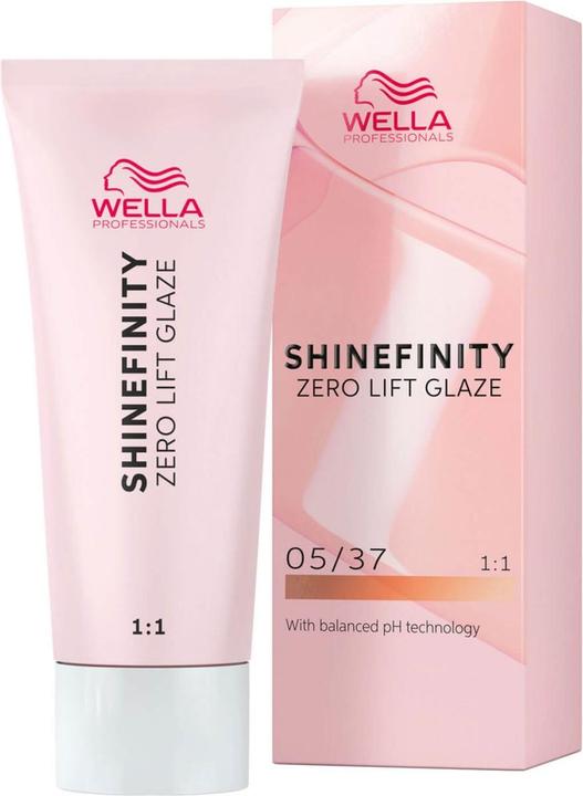 Actual product image Wella Shinefinity (Caramel, Espresso, 05/37 Light Brown Gold Brown)