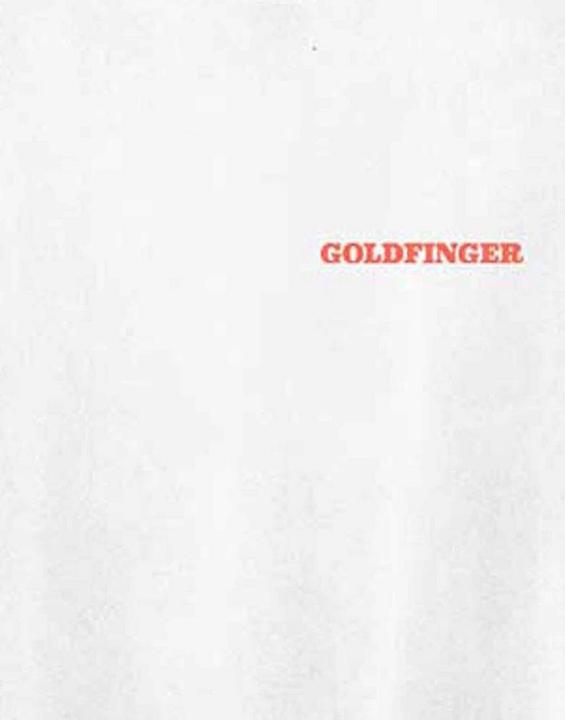 Actual product image James Bond Unisex Adult Goldfinger Profile T-Shirt (XXL)