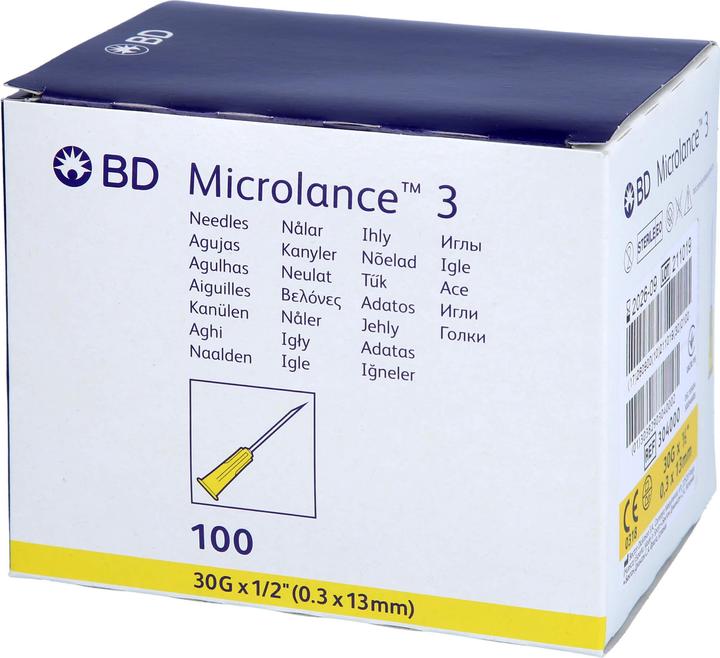 Produktbild BD MICROLANCE KANUELE 30g 1/2, 100 St KAN