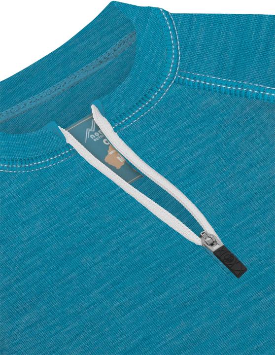 Produktbild Normani Kinder Merino Langarm mit 1/4 Zipper „Nyapari“ - 9545 (158, 164)