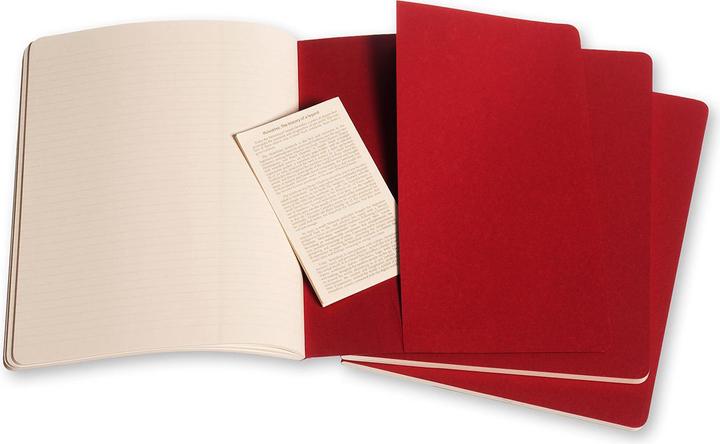Actual product image Moleskine Notebooks Cahier (A5, Special ruling, Soft cover)