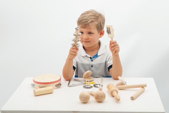 Produktbild TickiT Percussion Set (16 Teile) (Deutsch, Französisch, Italienisch, Englisch)