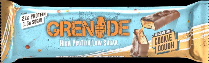 Image du produit Grenade Barre protéinée Carb Killa Chocolate Chip Cookie Dough (12x60g) (Chocolat, 12 pcs, 720 g)