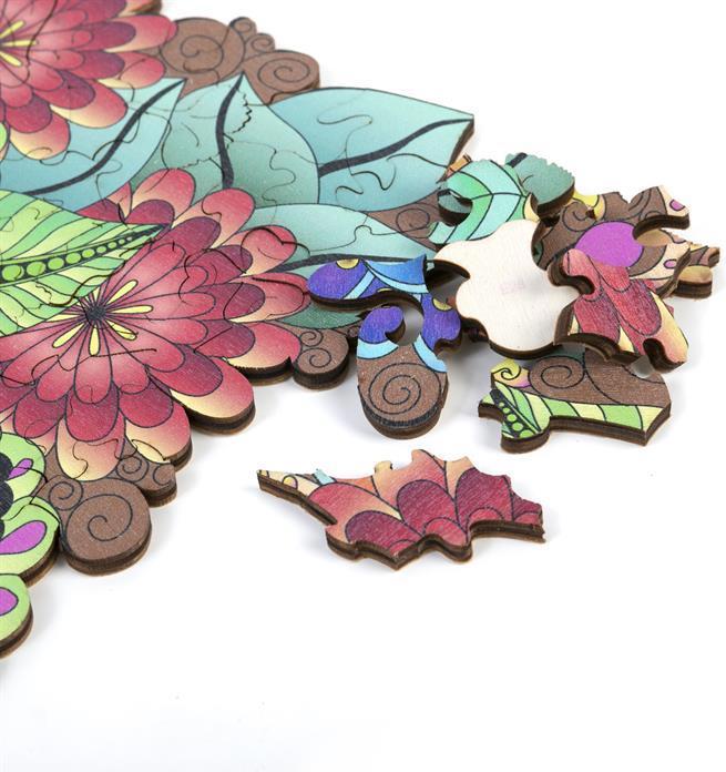 Actual product image Craft Buddy Mandala, A3 Wooden Puzzle (265 pieces)