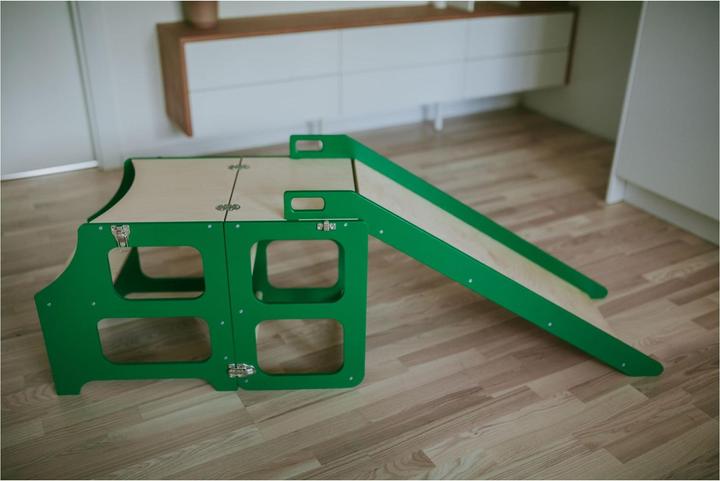 Duck Woodworks Learning tower foldable with slide