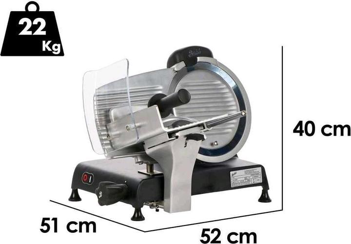 Actual product image Berkel Red Line 250 matt black slicer with 250 mm steel blade
