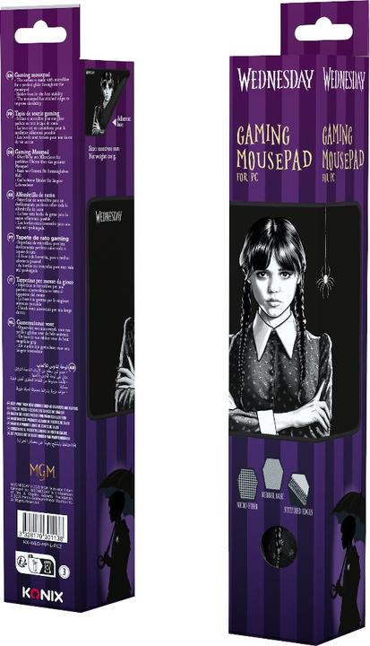 Produktbild Konix Wednesday M Mousepad Spider 32 x 27 cm (M)