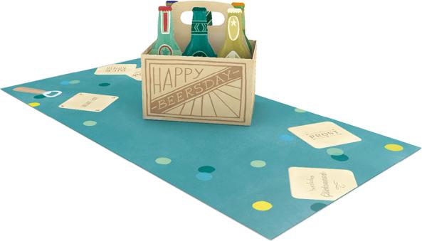 Produktbild Pop-Up Karte - Happy Beersday