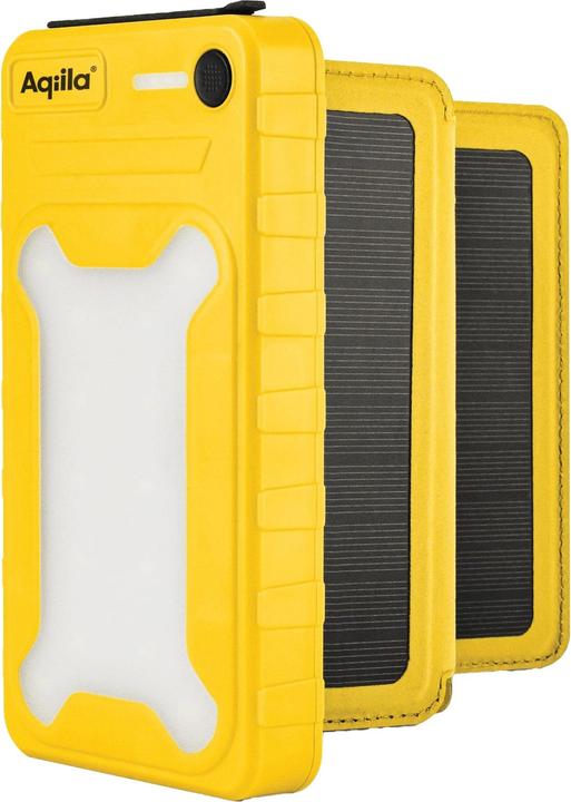 Aqiila Powerbird BS10 - powerbank solare da 10000 mAh (10000 mAh, 20 W, 37 Wh)