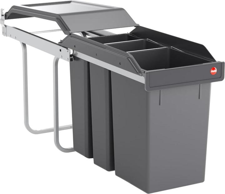 Produktbild Hailo Einbau-Abfallsammler 2x7+15L für Schränke ab 30cm (29 l)