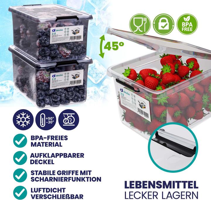 Actual product image Deuba Aufbewahrungsbox (20 x 15 x 12 cm, 2 l)
