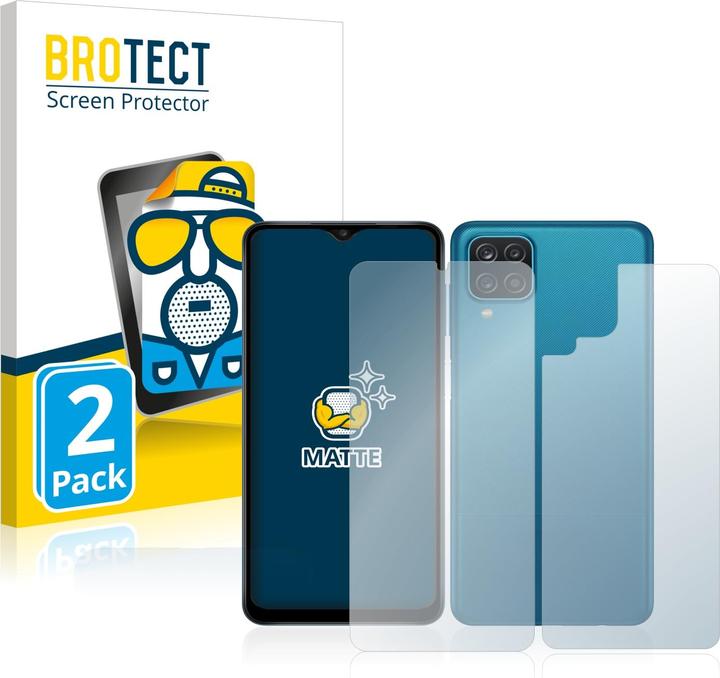 Actual product image BROTECT Anti-glare film Screen protector Matt screen protector film (2 Piece, Samsung Galaxy A12)