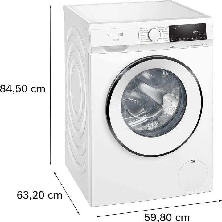 Immagine prodotto Siemens iQ500 WG44G1ZACH (9 kg, A sinistra, Spina UE)