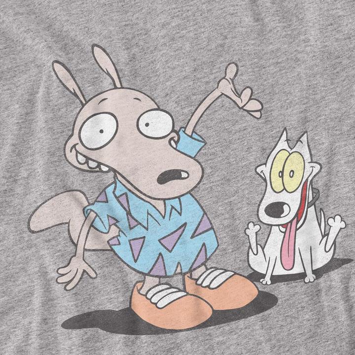 Actual product image Rocko´s Modern Life Unisex Adult Rocko & Spunky T-Shirt (L)