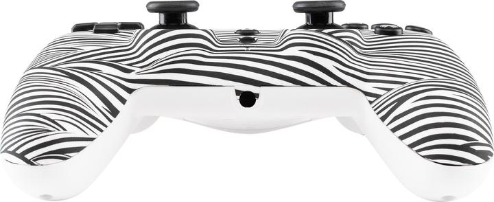 Image du produit Qubick Manette filaire Noir Blanc (PS4) (PS4, PC)