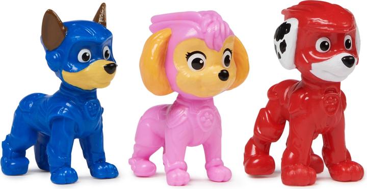 Produktbild Spin Master Paw Patrol: Der Mighty Kinofilm, 3-teiliges Pup Squad-Figuren Geschenkset, Mighty Pups Chase-, Skye-